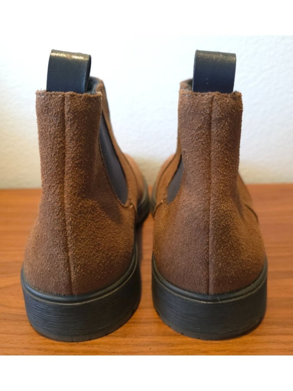 NWOB Rieker Chelsea Brown Suede Slip-On Ankle Boots Men's Sz 41EU (8-8.5US) - Picture 5 of 9